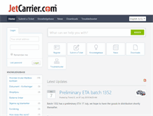 Tablet Screenshot of jetcarrier.net